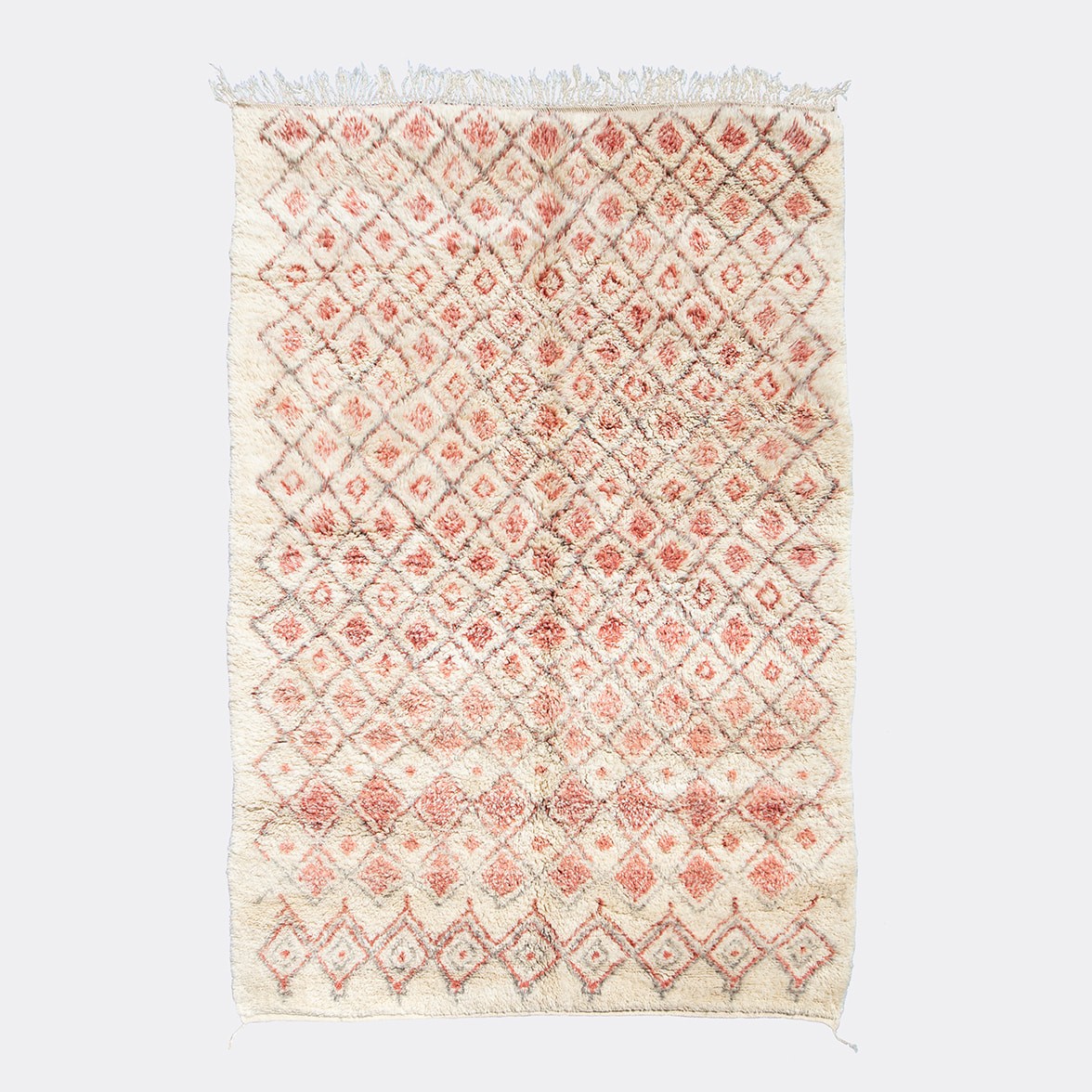 Red Star — hand-knotted natural wool rug, 370 × 260 cm, Nestaground (2)