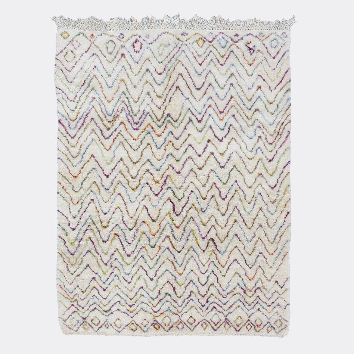Coloured Sinusoidal — hand-knotted natural wool rug, 320 × 220 cm, Nestaground (2)