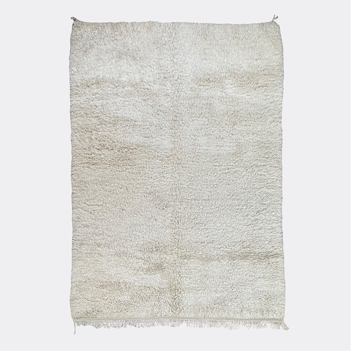 White Snow — hand-knotted natural wool rug, 319 × 219 cm, Nestaground (2)