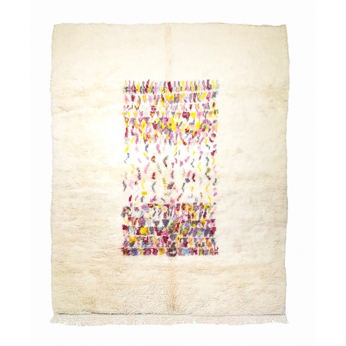 Unstructured Colour Centre — hand-knotted natural wool rug, 316 × 258 cm, Nestaground (2)