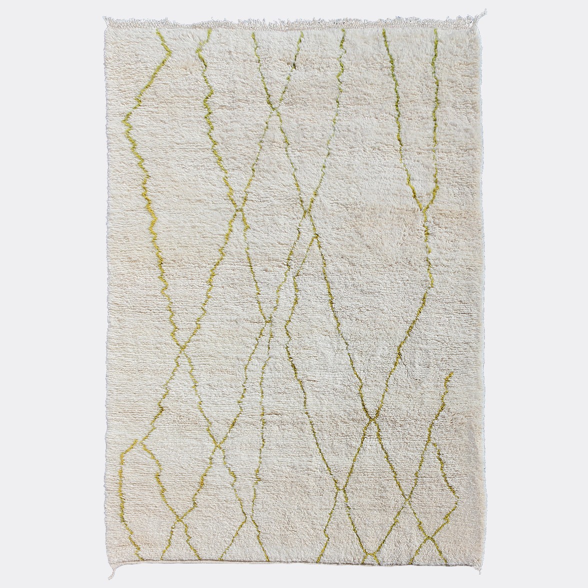 Green Lianas — hand-knotted natural wool rug, 360 × 246 cm, Nestaground (2)