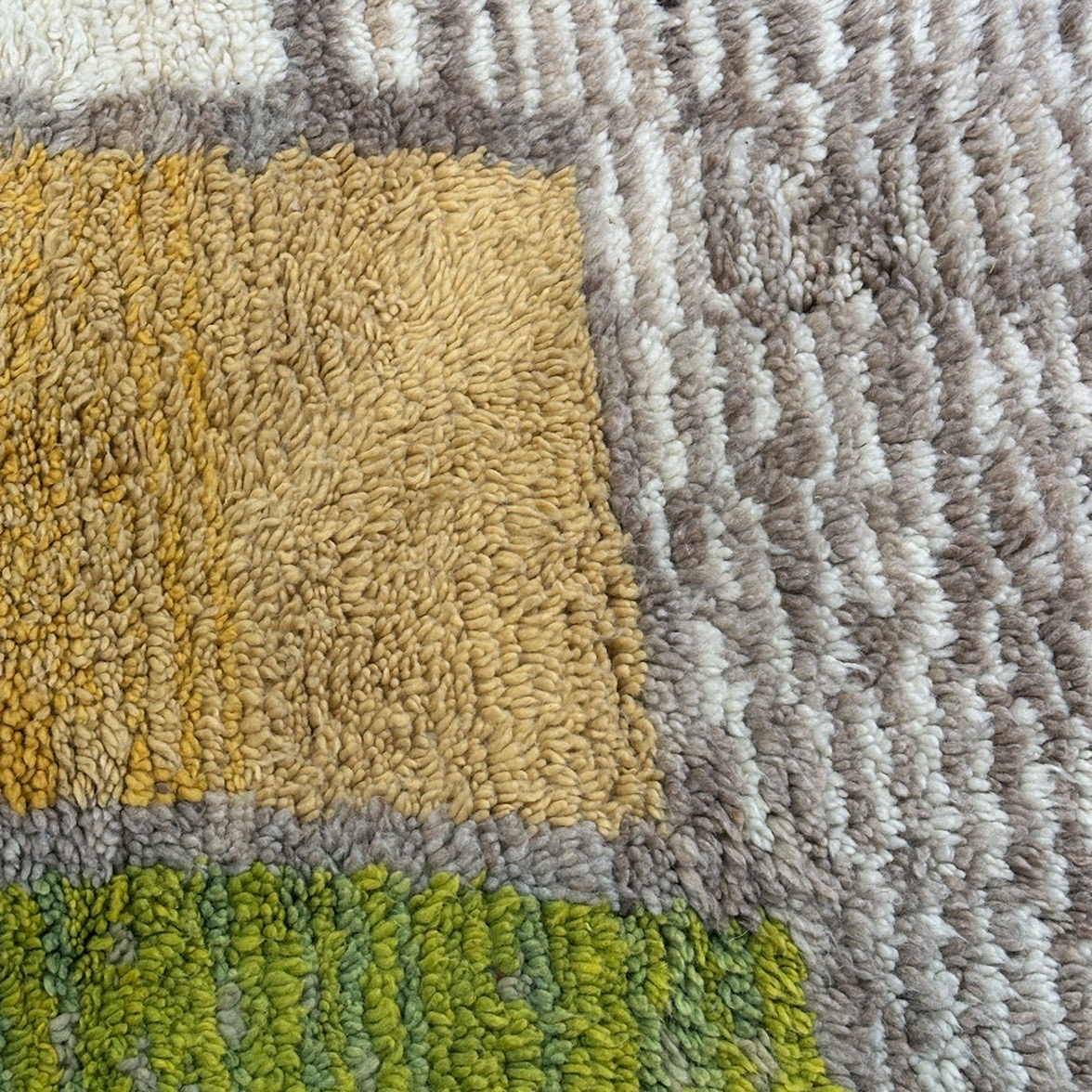 Silent Courtyard — hand-knotted natural wool rug, 320 × 225 cm, Nestaground (4)