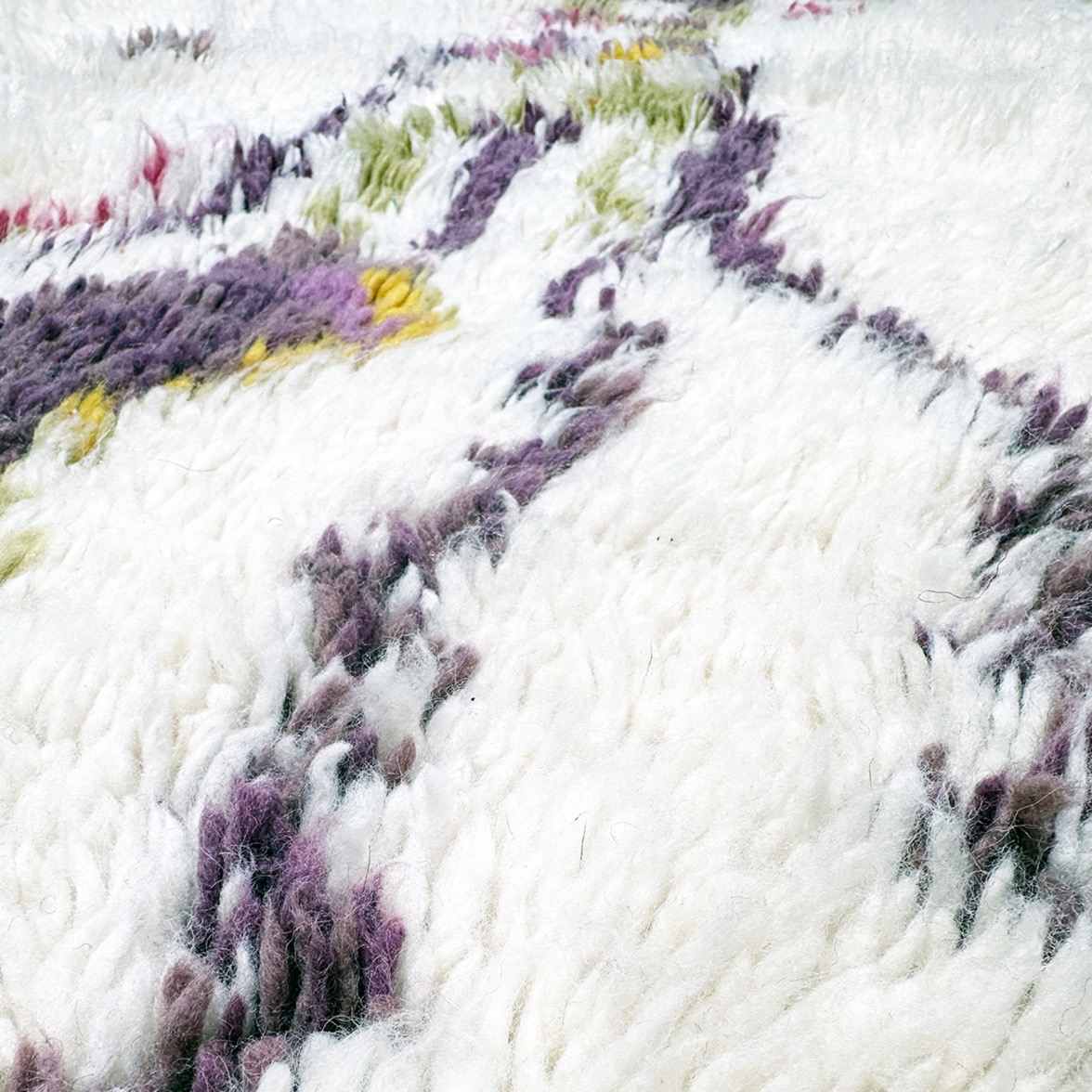 Writing of Light — hand-knotted natural wool rug, 187 × 170 cm, Nestaground (3)