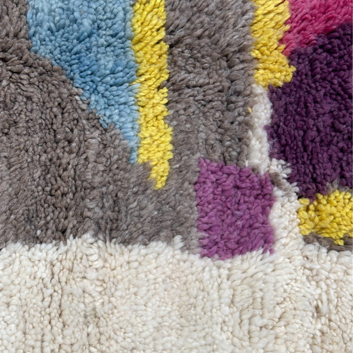 Vegetal Wool Totem — hand-knotted natural wool rug, 318 × 210 cm, Nestaground (3)
