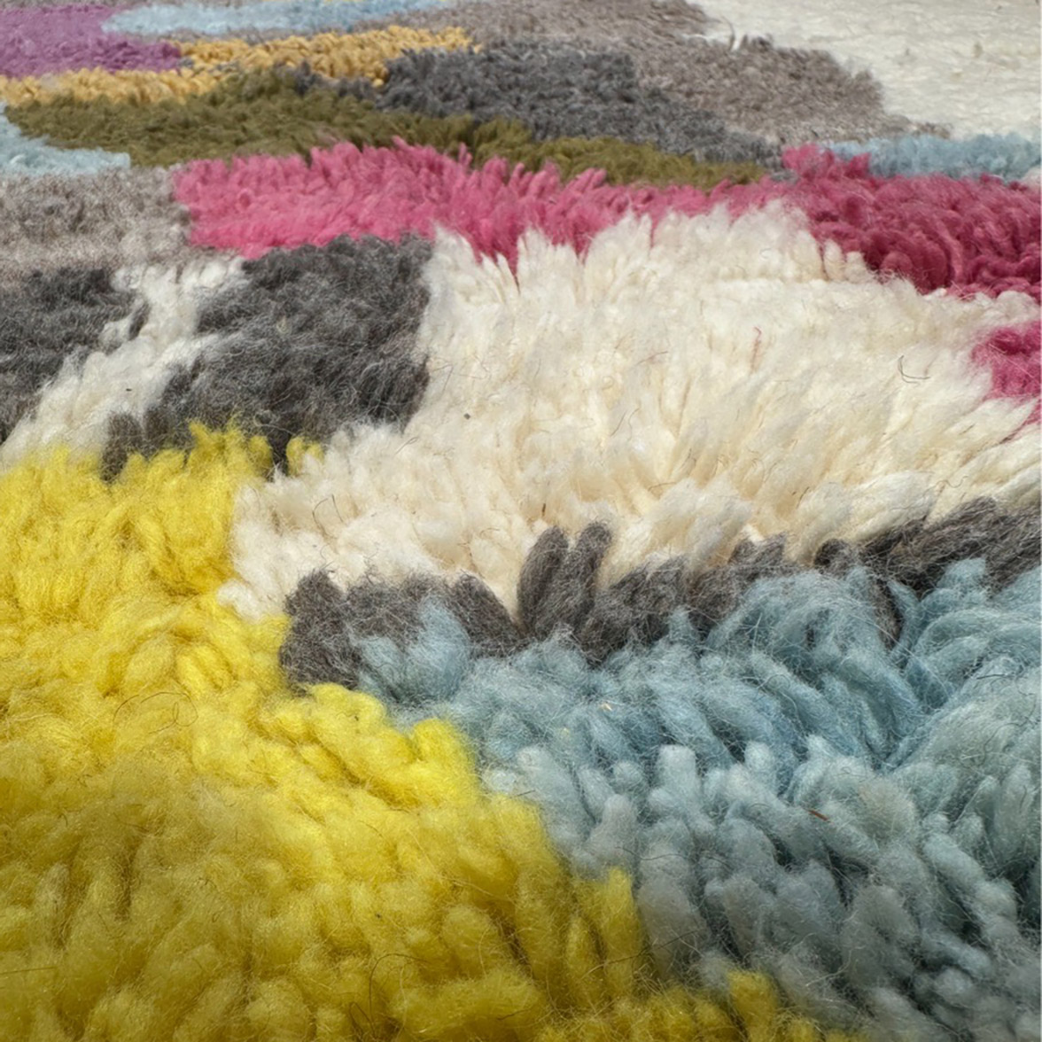 Vegetal Wool Totem — hand-knotted natural wool rug, 318 × 210 cm, Nestaground (5)