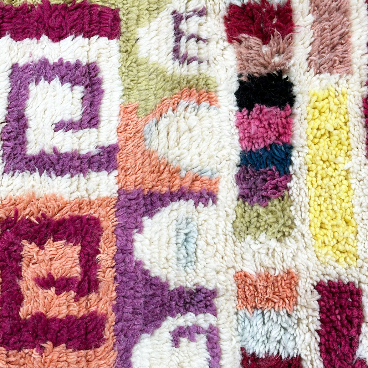 Natural Pop Art — hand-knotted natural wool rug, 320 × 253 cm, Nestaground (4)